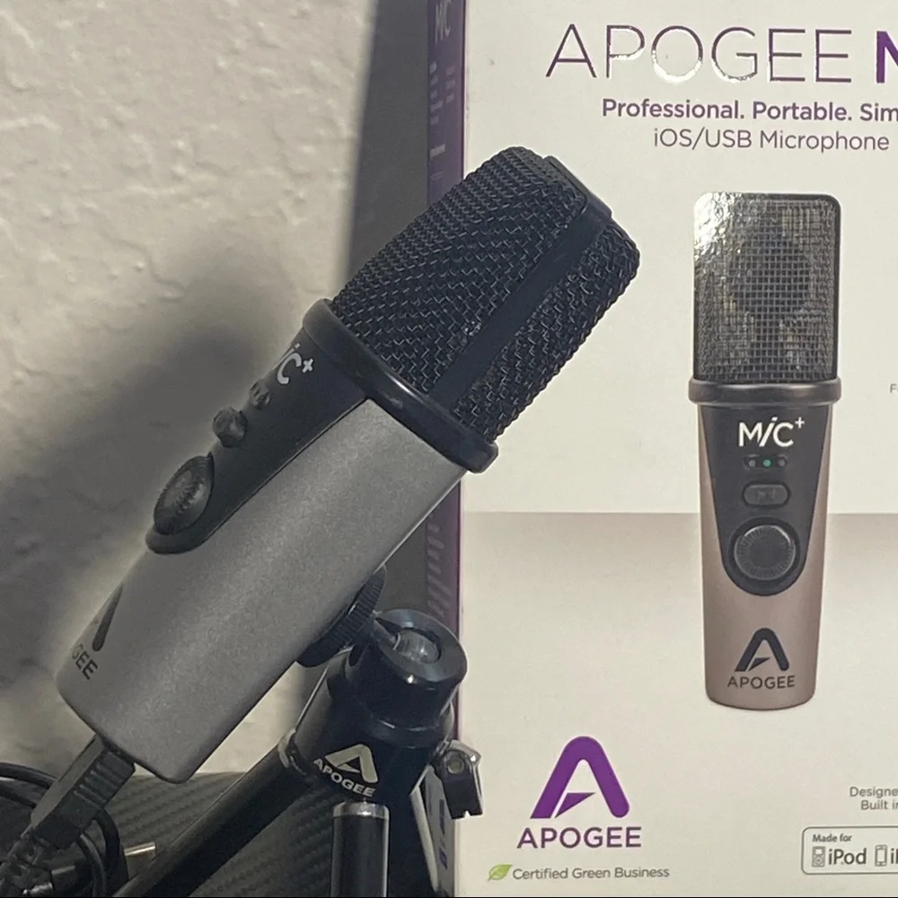 Apogee Mic Plus USB Microphone Works On Mac and Windows